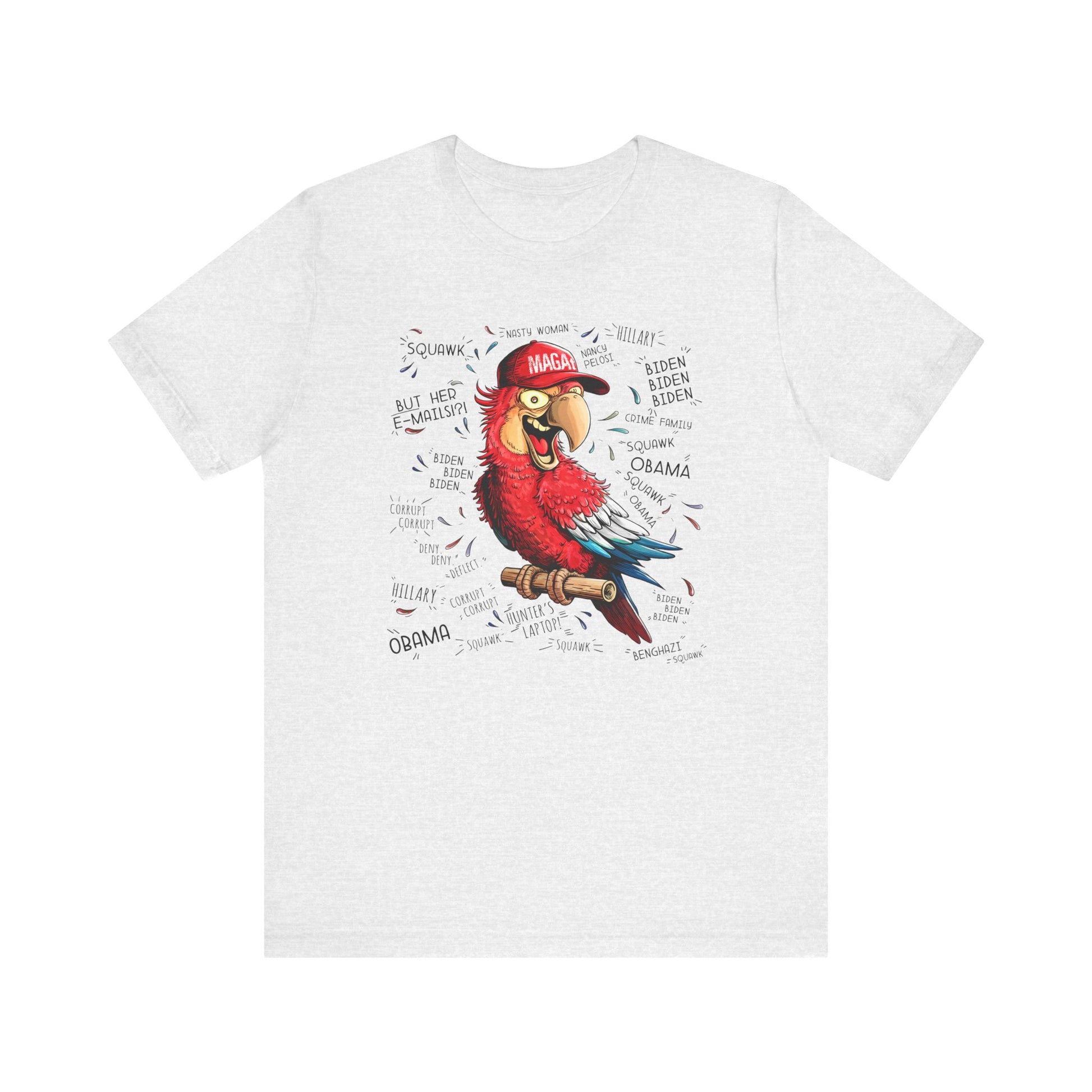 Squawk tastic Deflection Parrot The Ultimate MAGA t-shirt protest mens womens | Speak Out Shirts