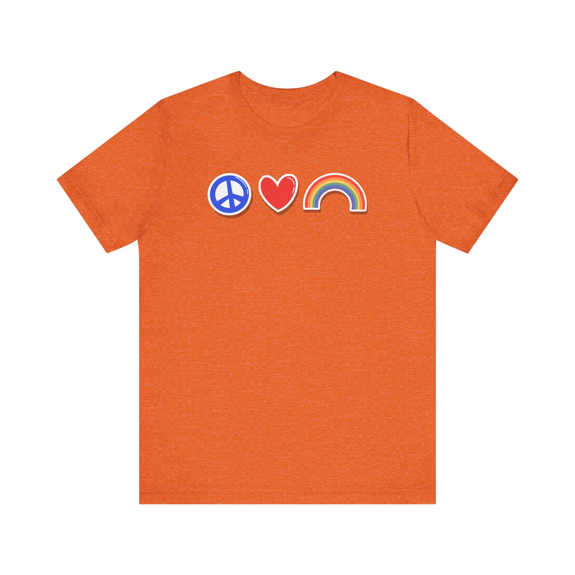 Peace, Love & Pride Tee - LGBTQ+ Pride Shirt