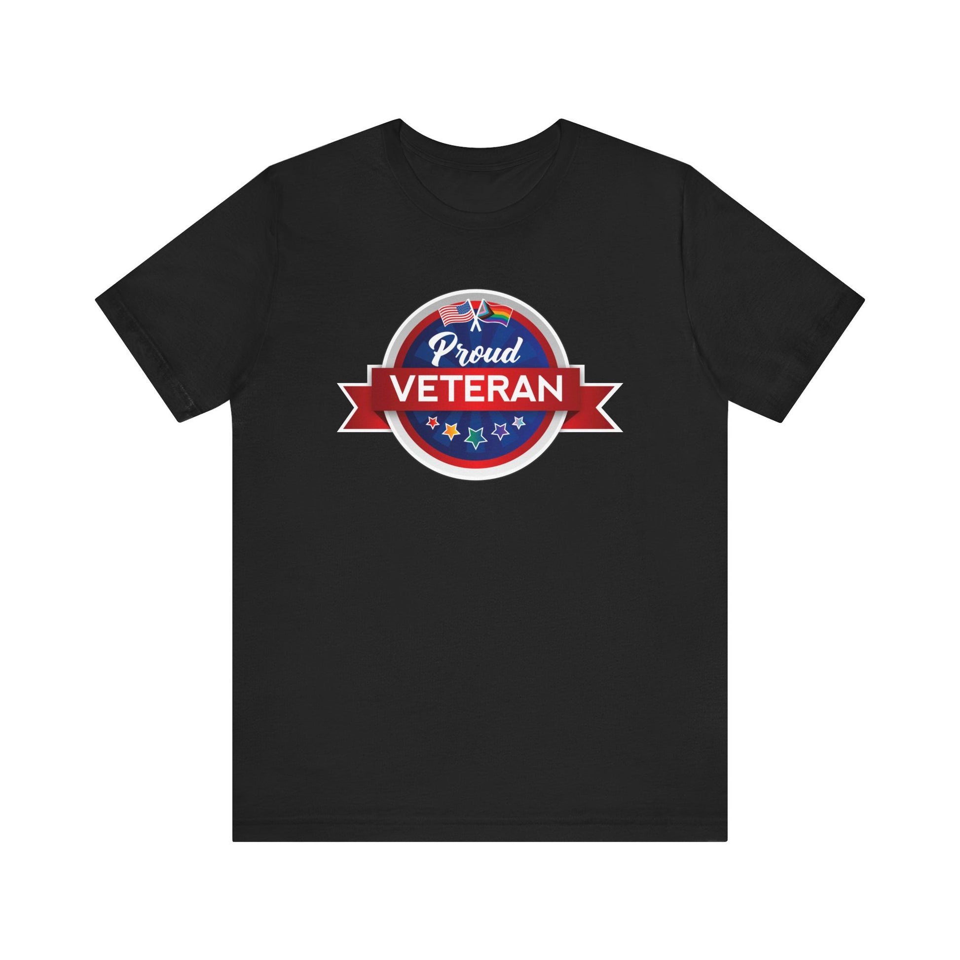 Proud Veteran LGBTQ+ Tee - Pride & Service