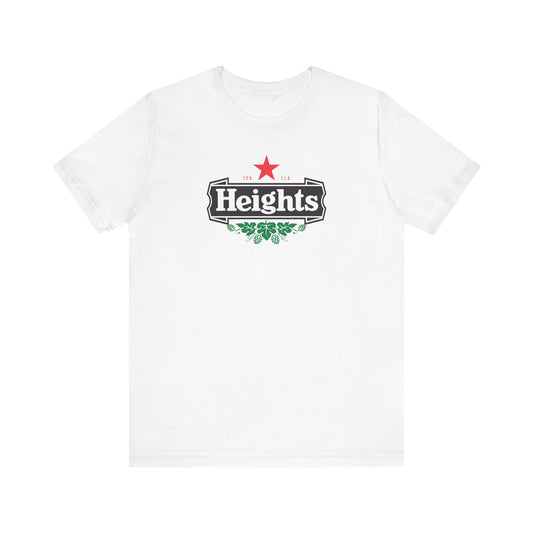 Heights Heinies - Unisex Beer Label Shirt for Tampa, FL