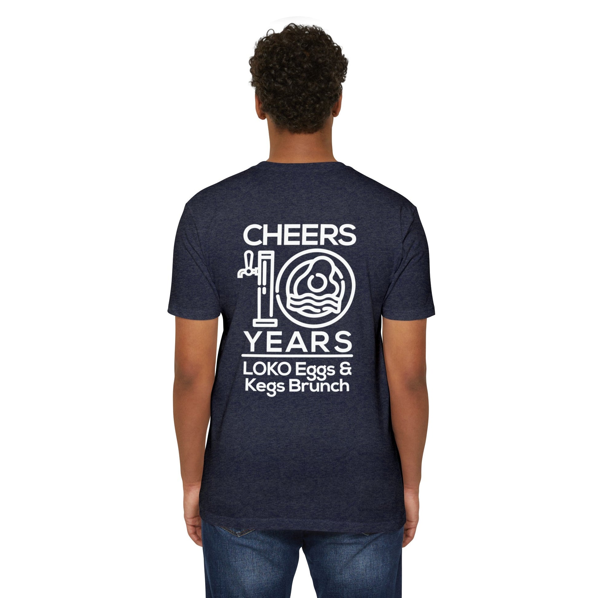 Cheers to 10 Years Tee by LOKO Cuisine - Anniversary