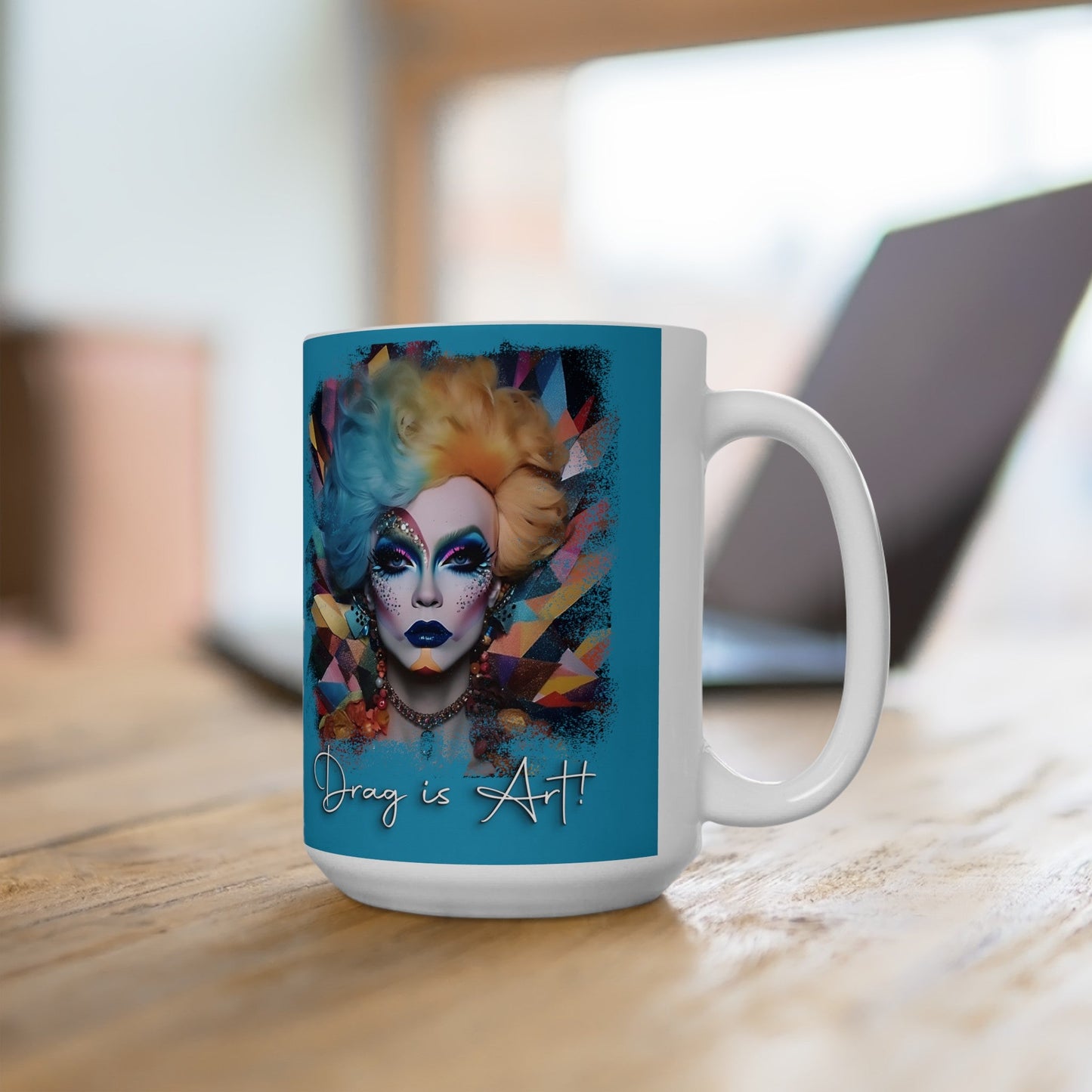 Drag is Art Ceramic Mug, (11oz, 15oz) - Speak Out Shirts