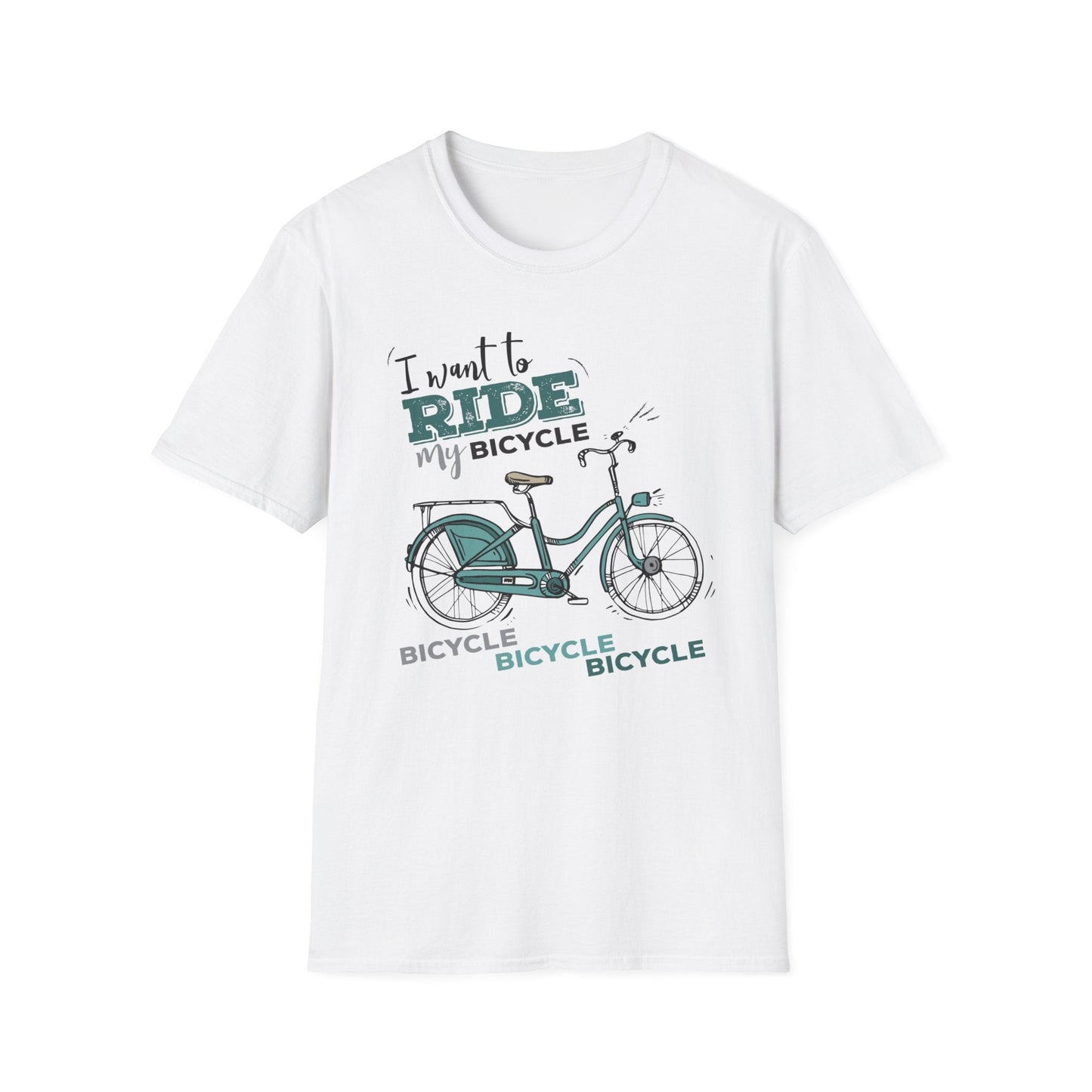 I want to ride my bicycle - Speak Out Shirts