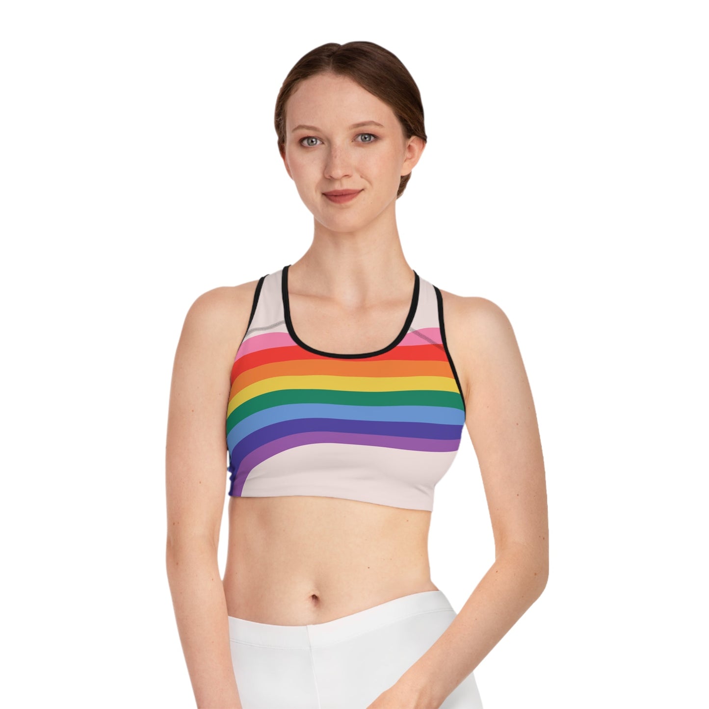 LGBTQ+ Sports Bra - Speak Out Shirts