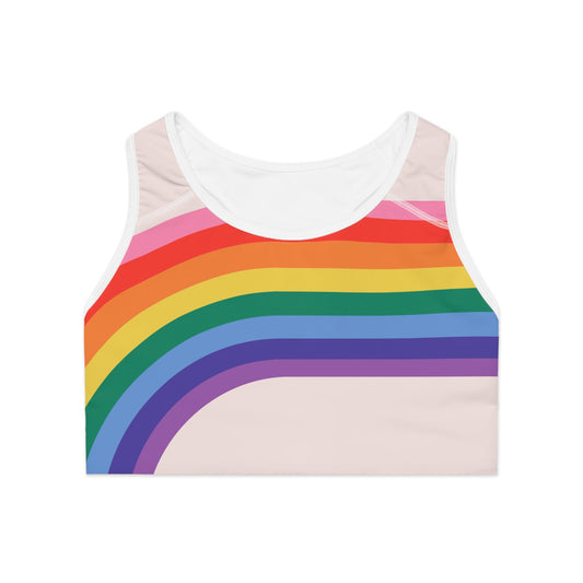 LGBTQ+ Sports Bra - Speak Out Shirts