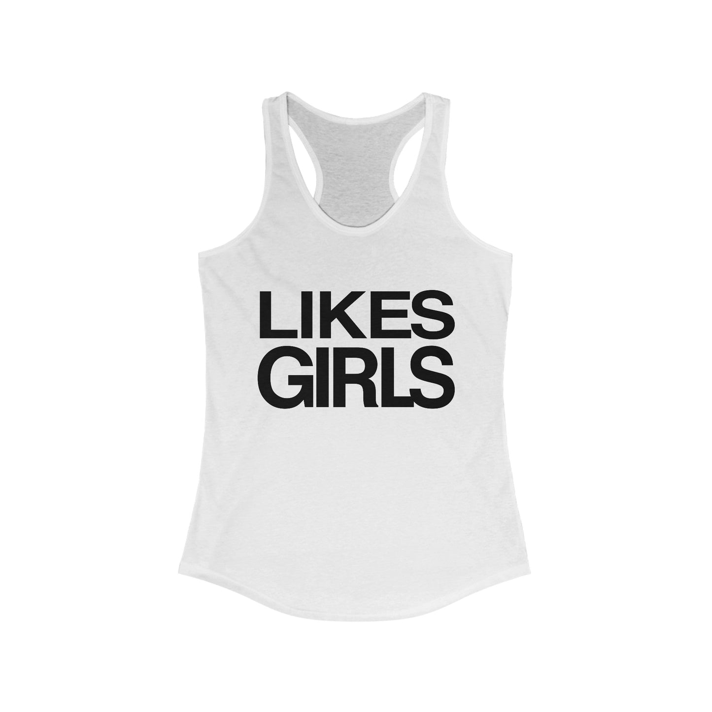 Likes Girls Ideal Racerback Tank - Speak Out Shirts