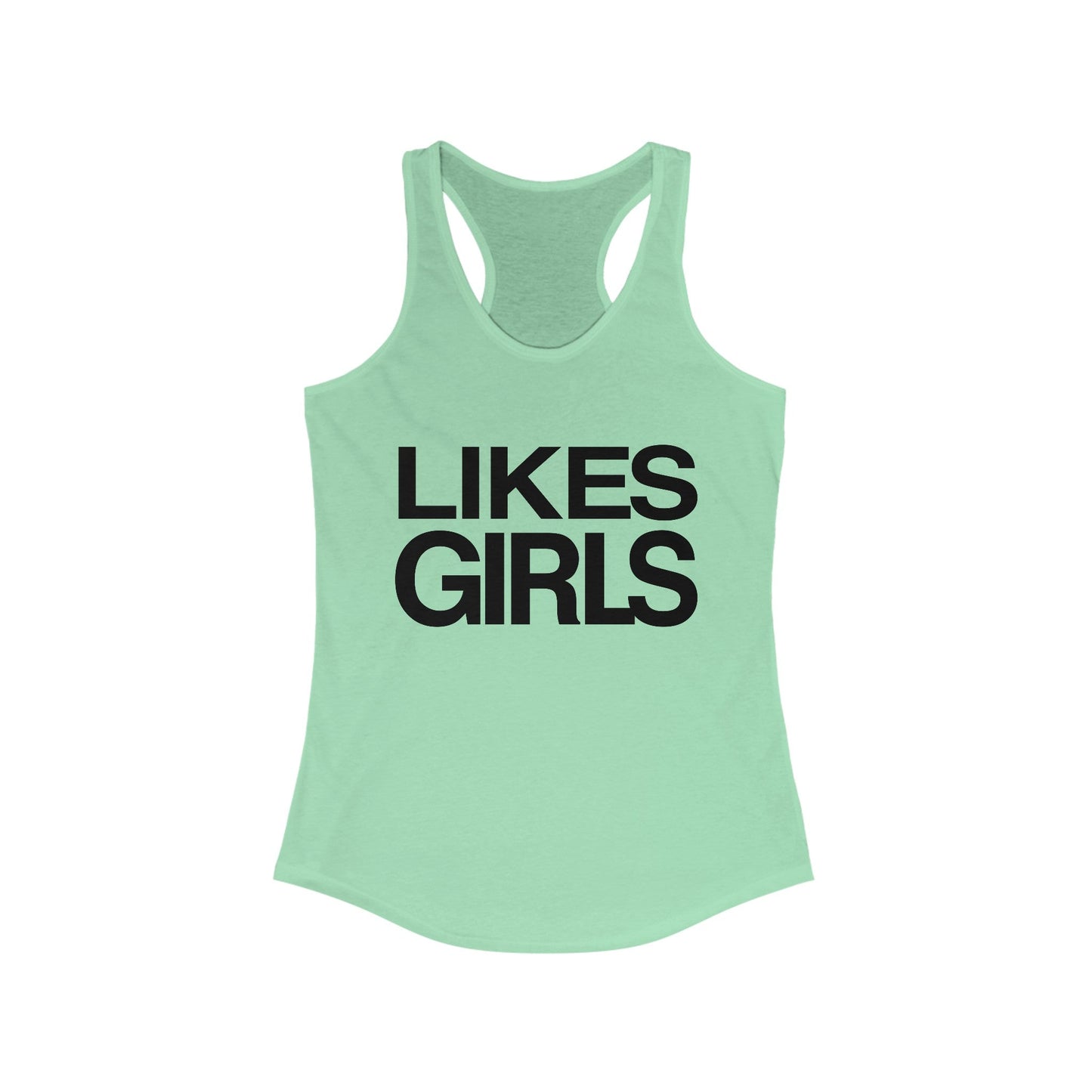 Likes Girls Ideal Racerback Tank - Speak Out Shirts