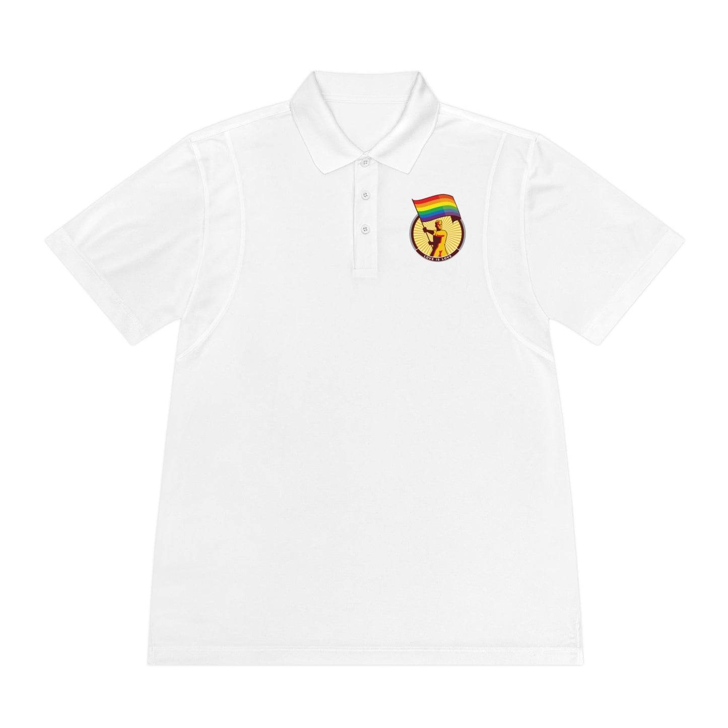 Love is Love Sport Polo Shirt - Speak Out Shirts