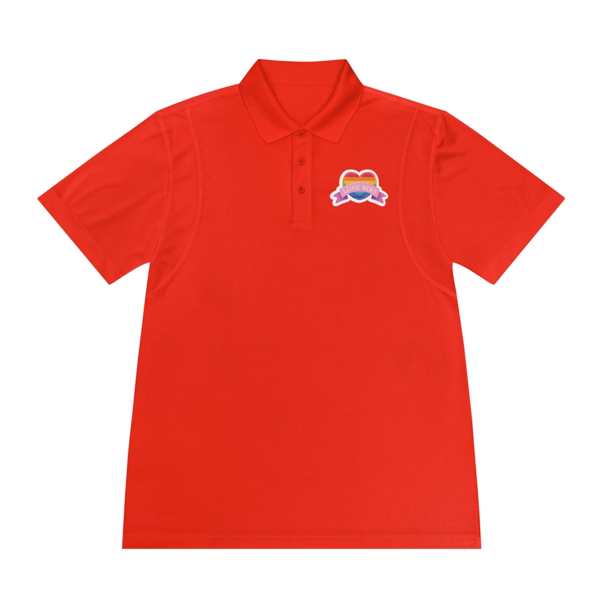 Love Wins Sport Polo Shirt