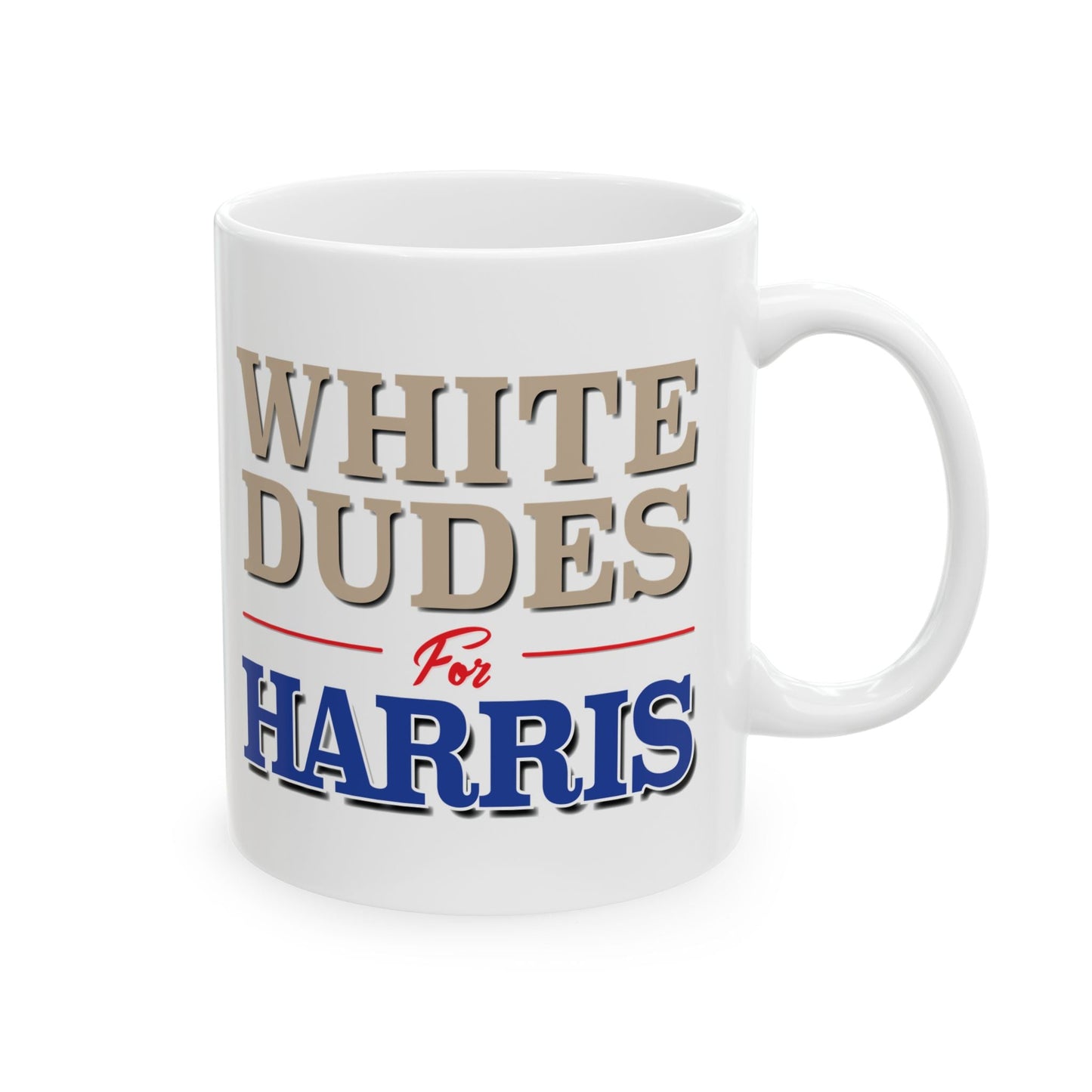 White Dudes for Harris Mugs - Speak Out Shirts